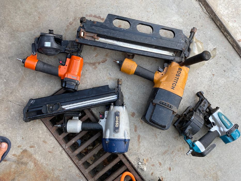 Pistoale pneumatice de 15-160 cuie lemn