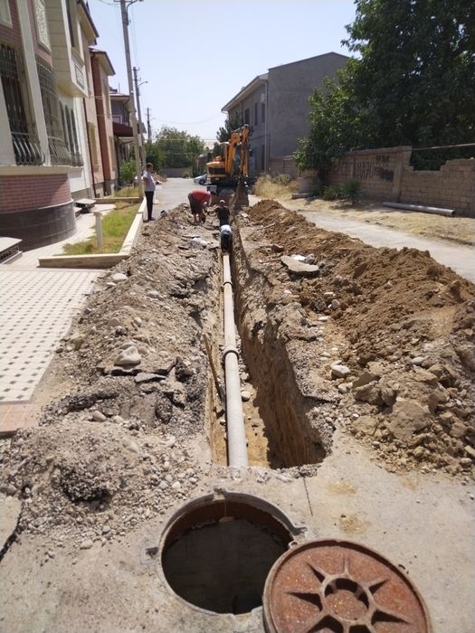 Монтаж выгребный яма и септик канализация , водопровод, вреска, транше