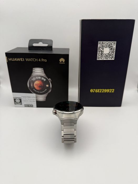 Huawei watch 4 Pro Titanium Full Box Garantie 12 Luni , AMANET NO LIMIT.