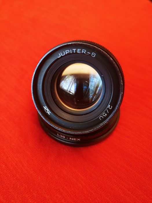 Объектив Юпитер- 8 50/2.0 + Sony e-m39 адаптер