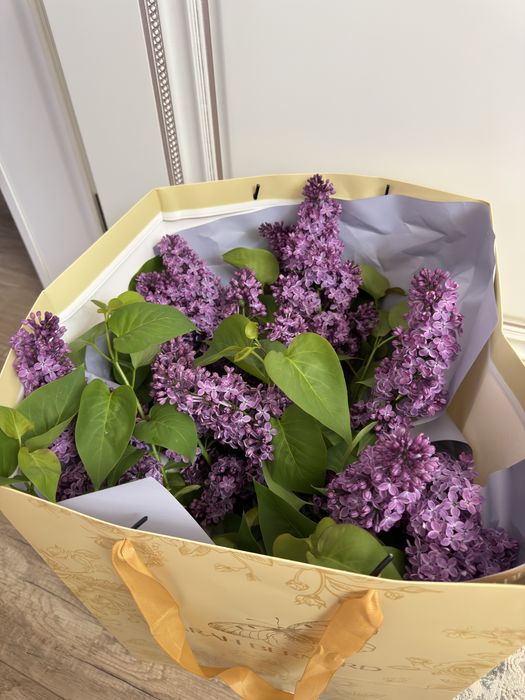 Сирень цветы букет