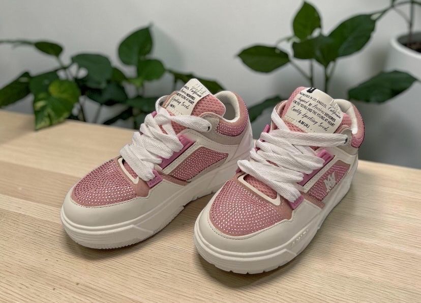 Adidasi Amiri MA1 roz glitter/pietricele PREMIUM