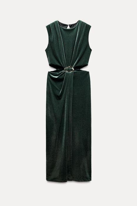 Zara рокля с цепка