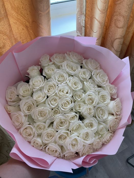 Цветы роза 51 штук