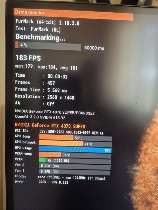 Placa video Asus Prime 4070 Super