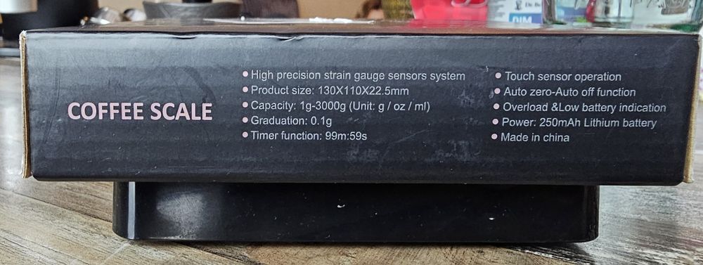 Везна/Кантарче за кафе бариста дигитално зареждащо