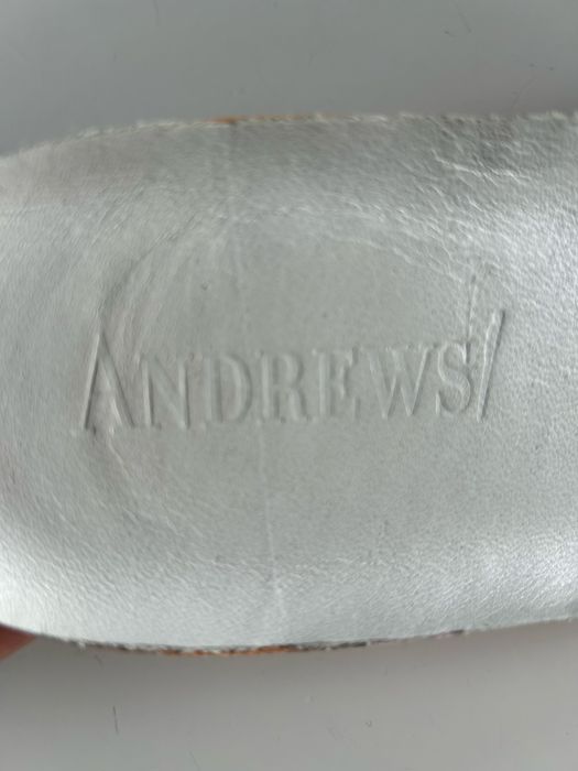 Бели кецове естествена кожа -Andrews 29см стелка