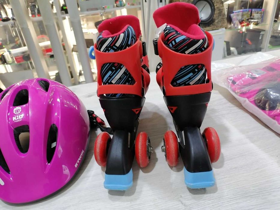 X-Sport Детски регулируеми ролери + Каска + Предпазен комлект