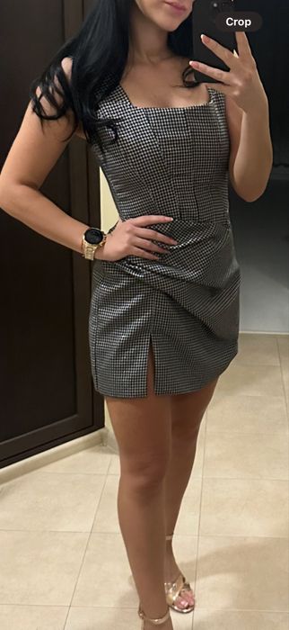 Cliche Рокля на квадратчета размер М