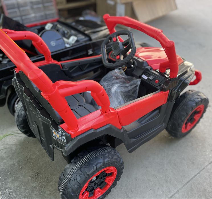 Masinuta electrica pentru copii Nichiduta Off Road Red cu telecomanda 2.4G,acumulator 12V4.5Ah,2 motoarex35w, lumini led roti robuste