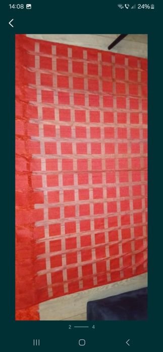 Lot de perdele rosii