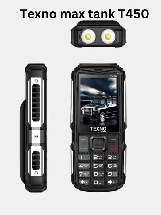 Texno Max T450 (Новый+Гарантия+Скидка) Nokia Knopka New-2025! Tank