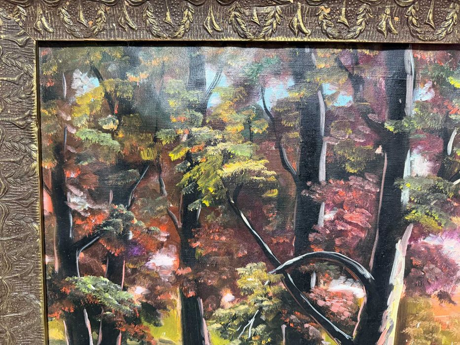 tablou vechi pictat pe panza in ulei pictura in ulei tablou vechi ulei