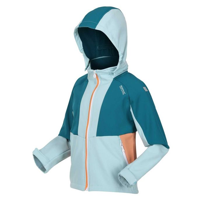 Детско туристическо Softshell яке Regatta Haydenbury Lightweight Water-Repellent размер от 5 до 14 годишни