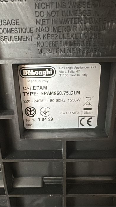 Espresor  de cafea Delonghi  Maestosa