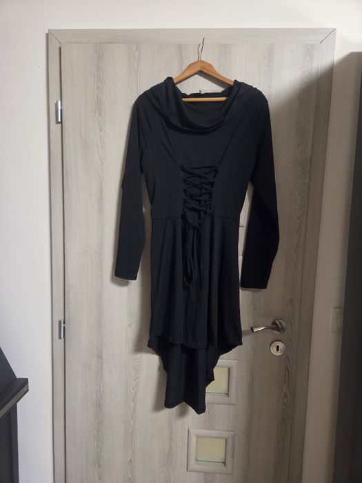 Дамска черна рокля Л