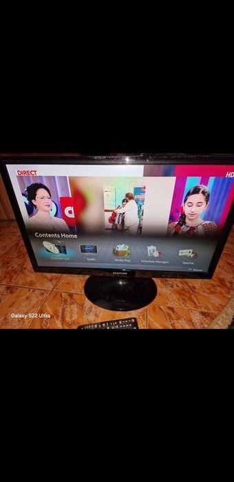 Led tv Samsung  diag 61cm full hd telecomanda originala impecabil