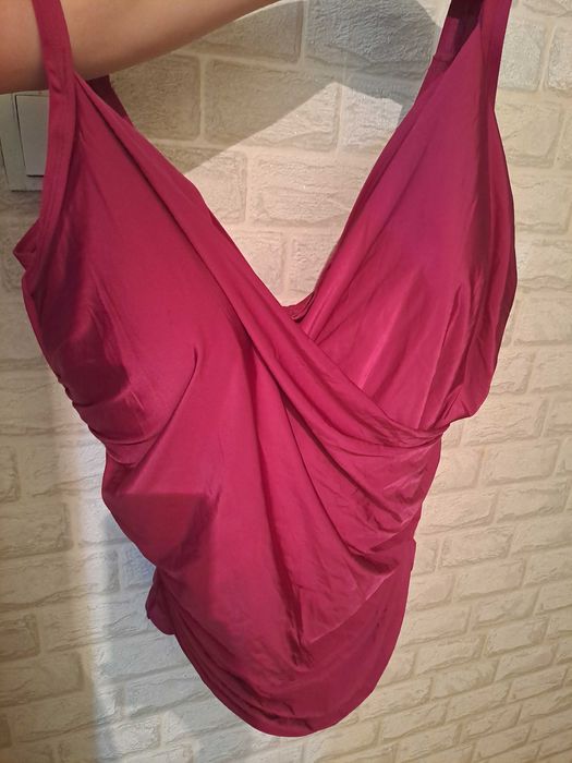 Купальник бордовый XXL с большой чашкой