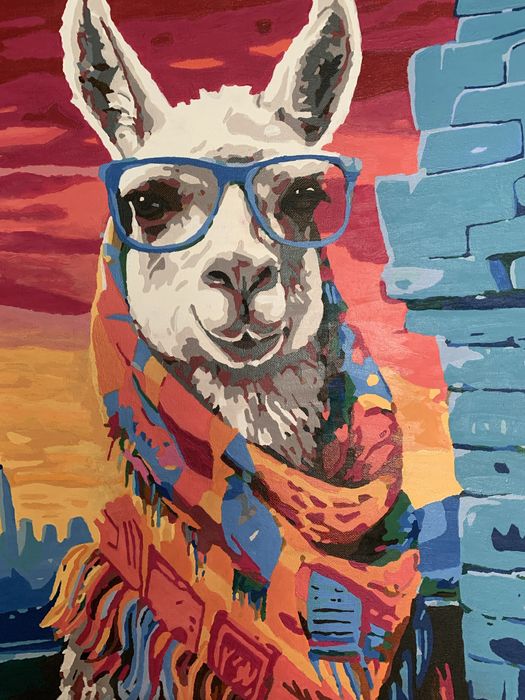 Картина Красотка Лама