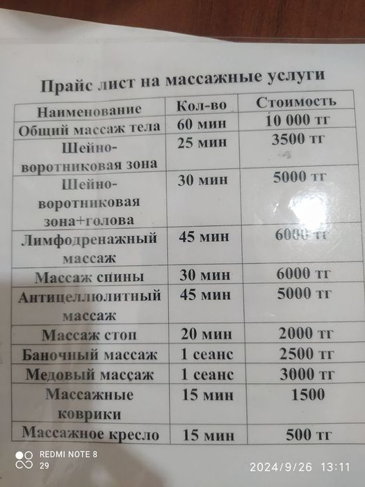 Профессиональный массаж