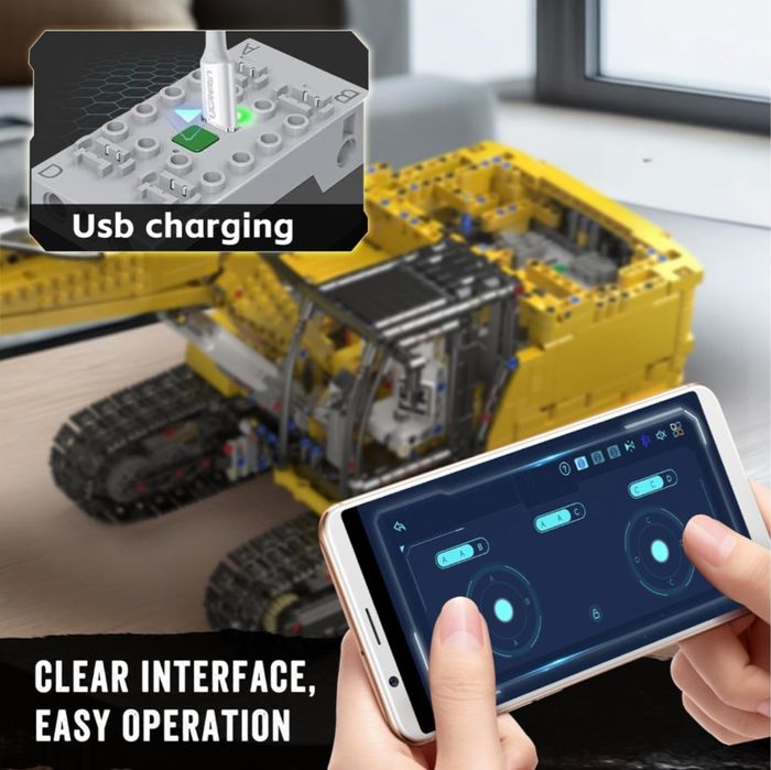 Багер Mould King RC управление Конструктор