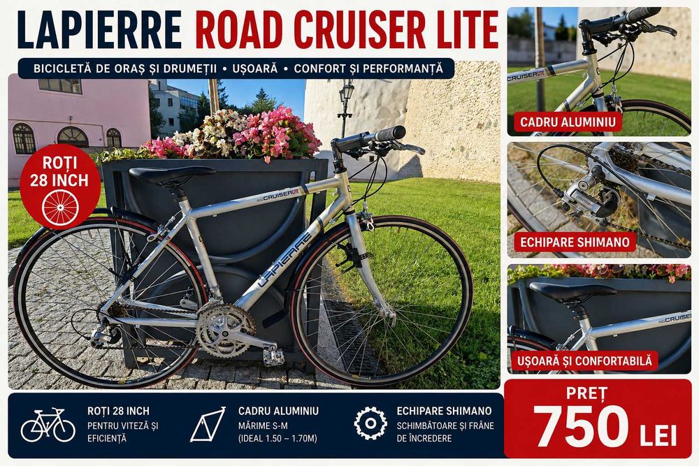 Bicicleta cursiera Lapierre S-M