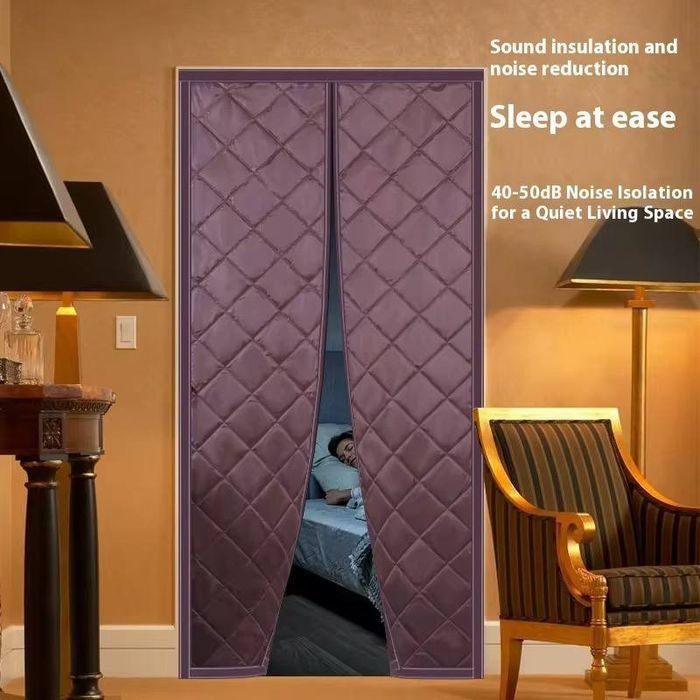 Eshik uchun parda - sovuq oʻtkazmaydigan