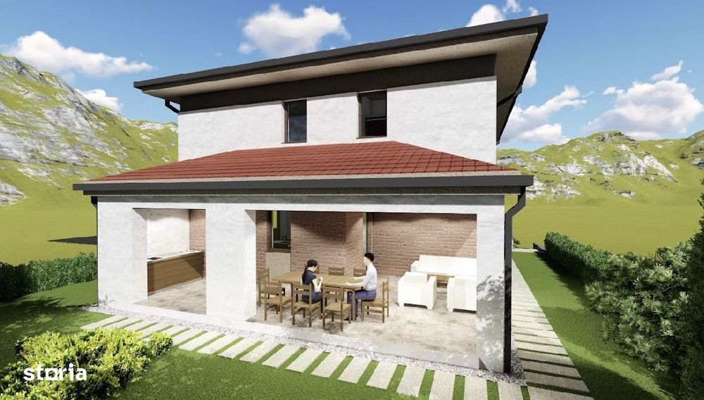 Casa Individuala 5 Cam 231.61 Mp, Teren 470 Mp Dambul Rotund