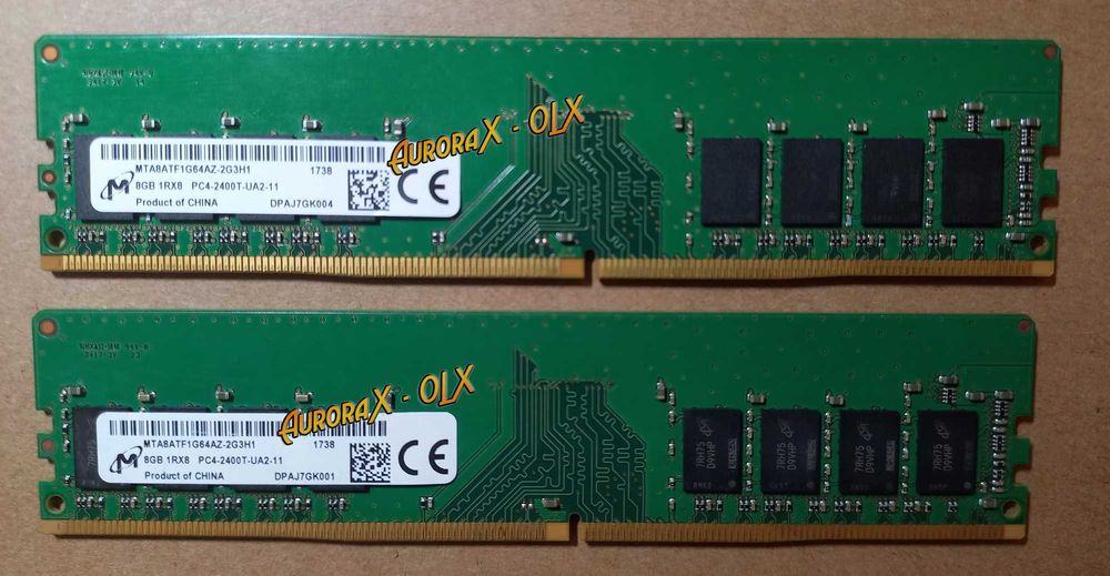 KIT RAM PC desktop tip DDR4 16GB 2x 8GB 2400 hynix micron