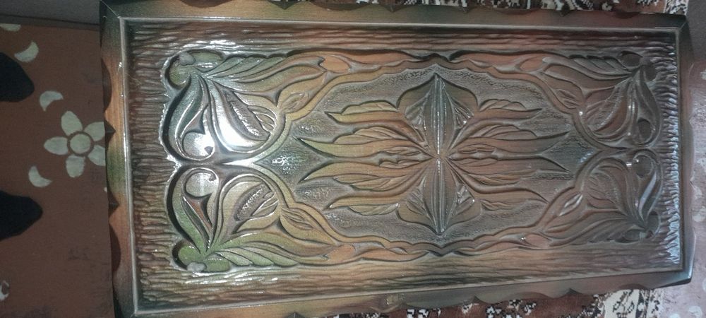 Нарды резные простые деревянные