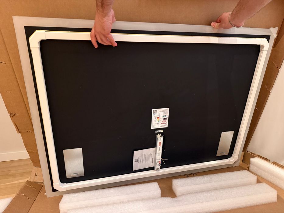 Oglindă LED baie premium 110x80– design modern, NOUĂ (sigilată)