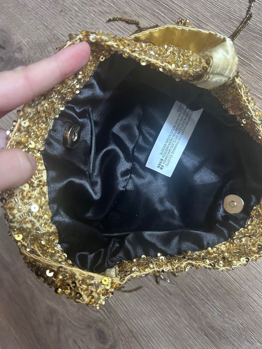 ZARA вечерна чанта с пайети