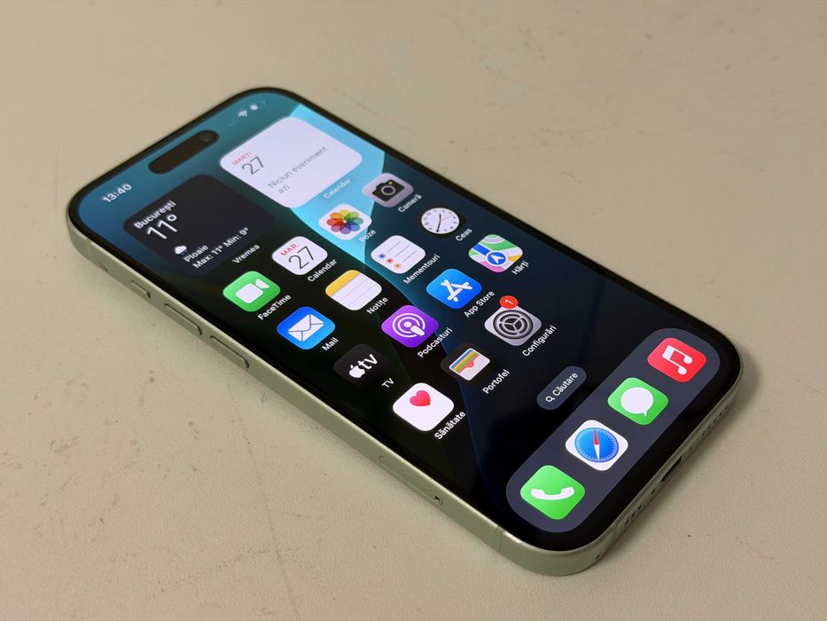 iPhone 15, Green, 128Gb, Liber de retea | Cod - G1009