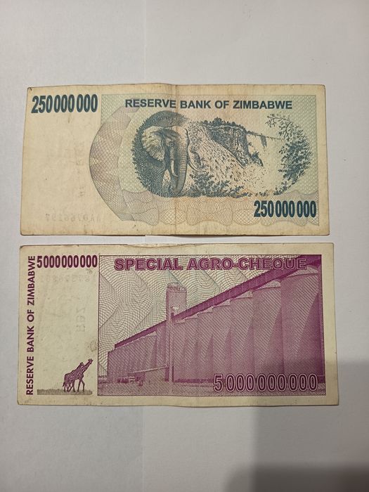 Банкноти Зимбабве