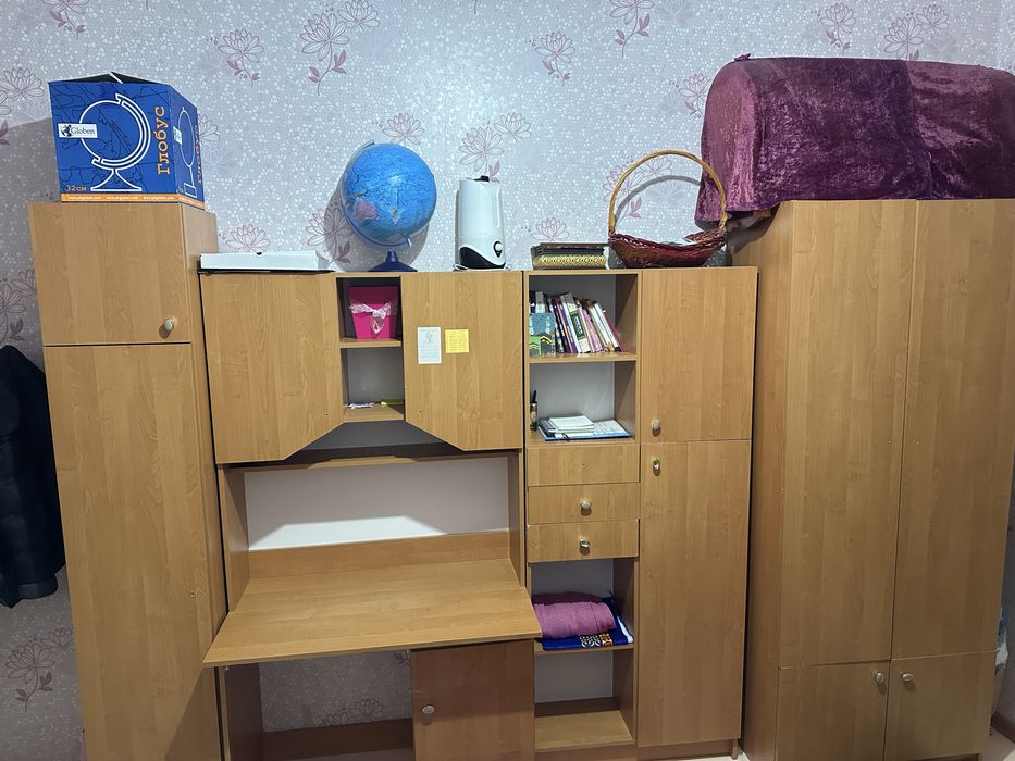 Детский шкаф, кровать, комод