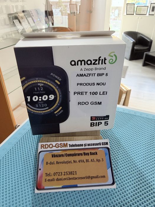 Smartwatch Amazfit Bip 5 Nou/Garantie