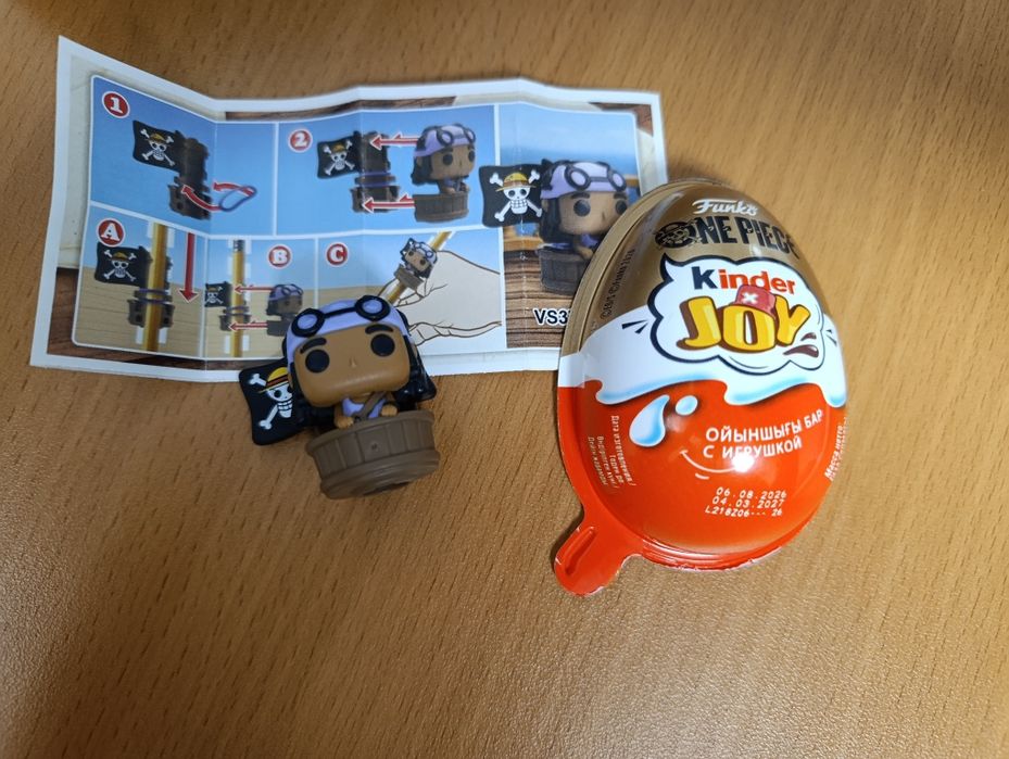 Киндер Джой one piece Майнкрафт