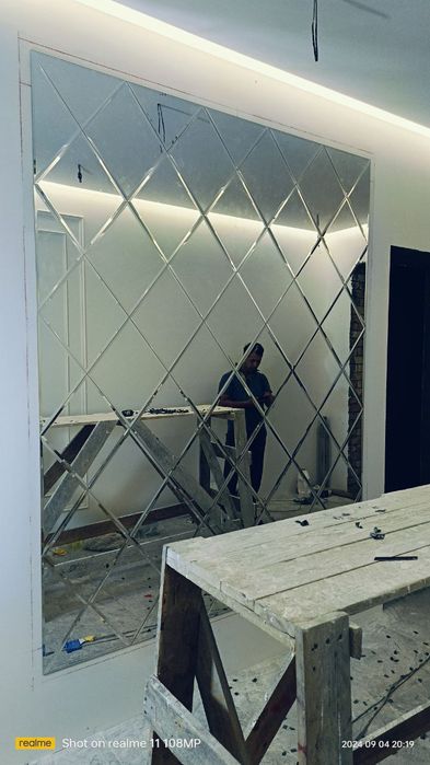 Oyna kesib tayyorlab berish 24/7 . ромбик ойна suroshniga ham bor