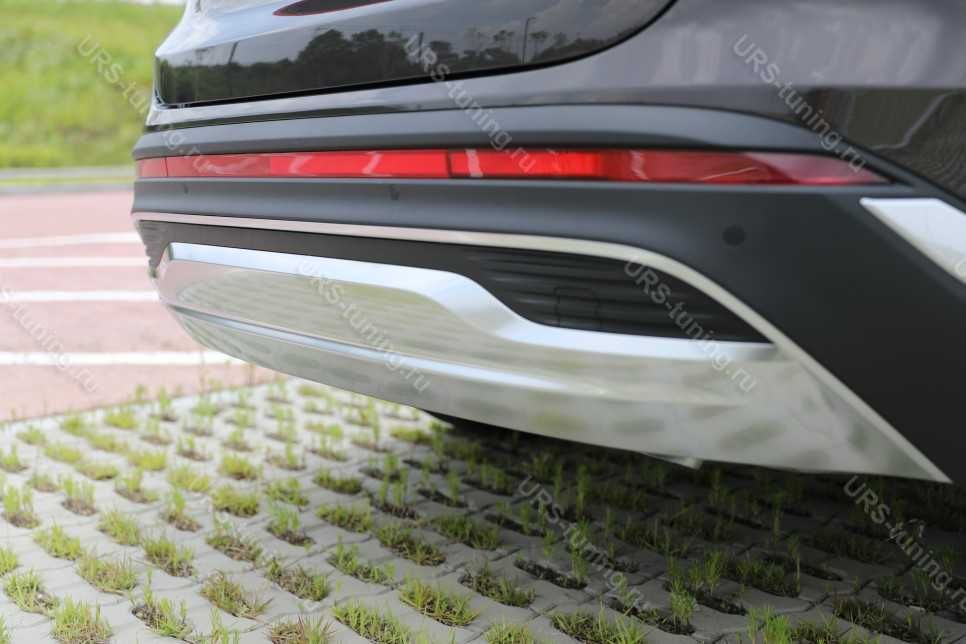 Накладка заднего бампера SANTA FE 2022-