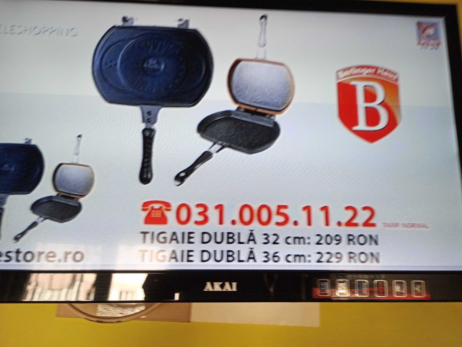 Tigaie dubleta NOU-NOUTA un CADOU frumos si binevenit