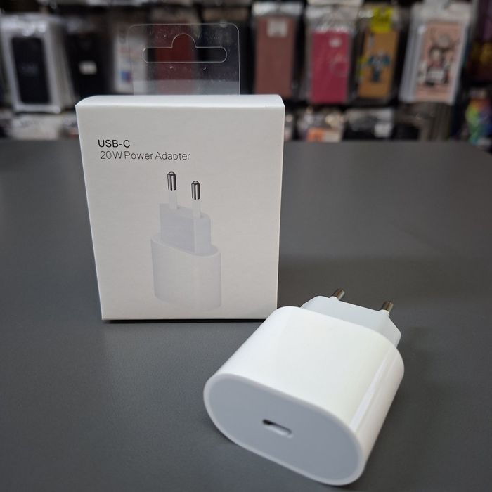 Бързо зарядно за айфон USB-C изход за iPhone 12 адаптер за  Apple