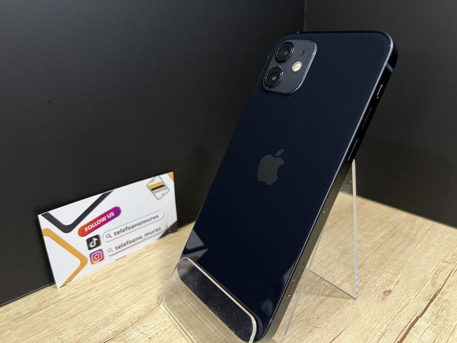 iPhone 12 64Gb Black Second-Hand Satisfăcător 3 ani garanție, Telefoan