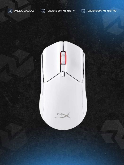 HyperX Pulsefire Haste 2 White Wireless