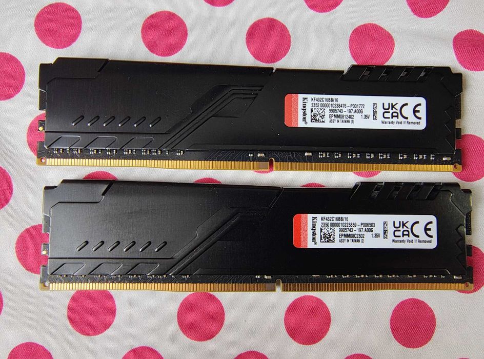 Kit Memorie Ram Fury Beast 32GB DDR4 3200MHz.