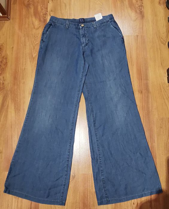 Jeans Trussardi dama, ca noi, subtiri, lyocell, mar. 29 (80 cm.talie)
