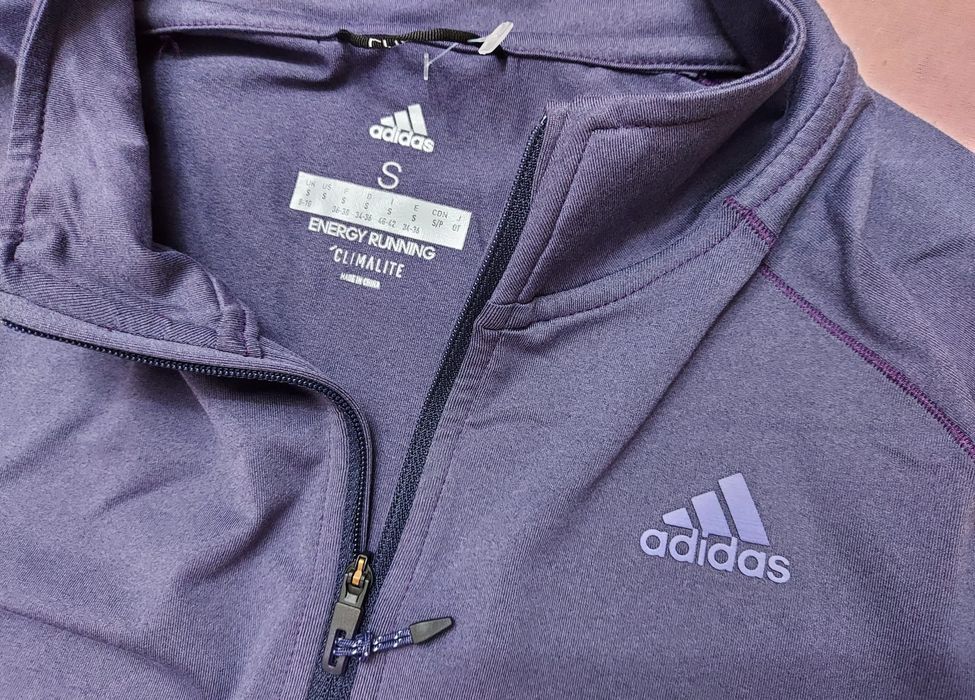 Bluza nouă ADIDAS Climalite, Energy Running, alergare, sală, fitness S