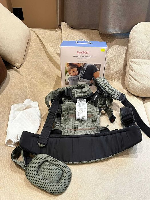 Ергономична раница Harmony BabyBjörn - Dark Green, 3D Mesh