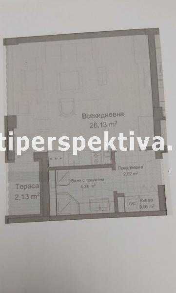 Продава се Едностаен апартамент в Пловдив, Кършияка - 51 кв.м за 1040 €/кв.м - Снимка #1