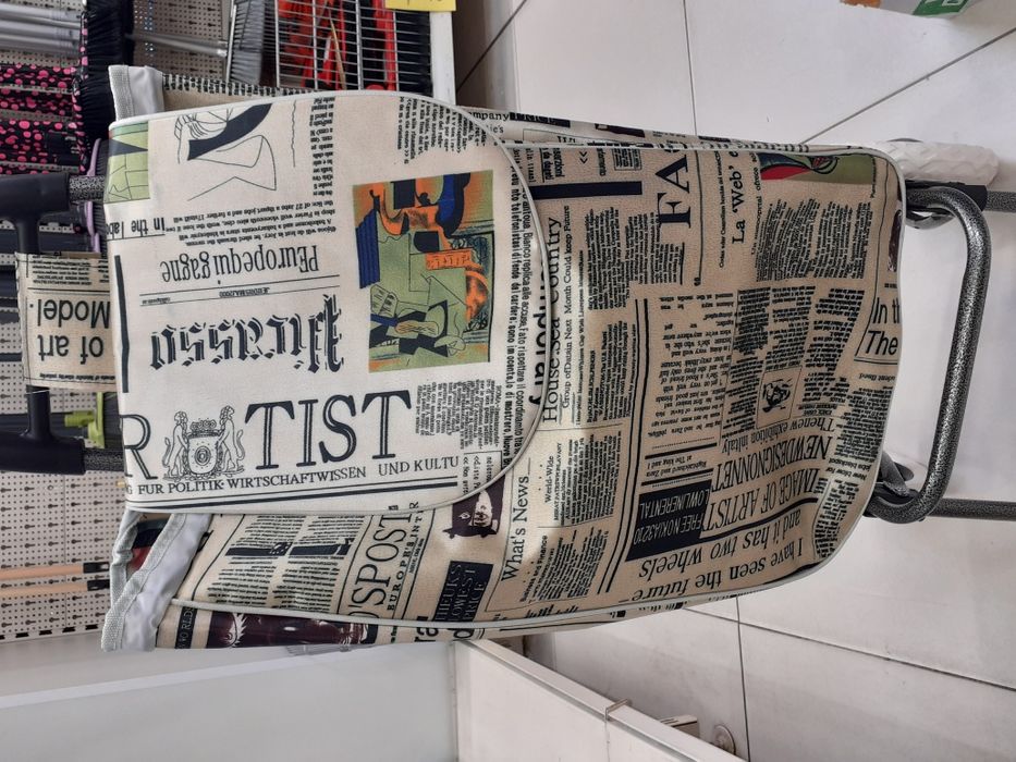 Количка за покупки с чанта