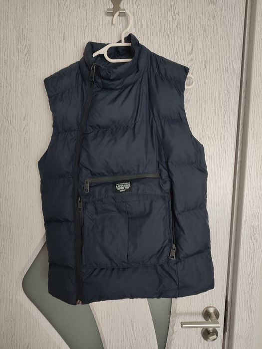 Мъжка тъмно синя грейка